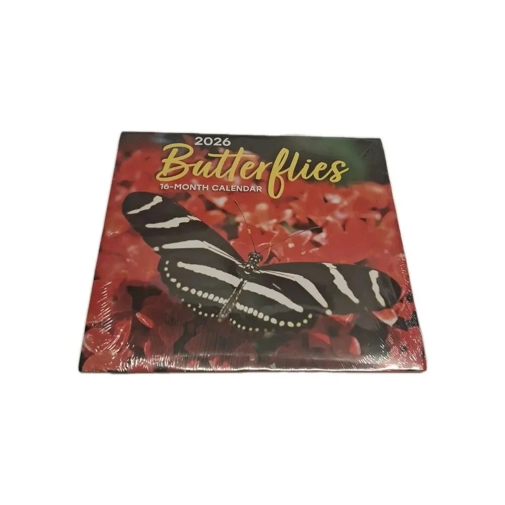 2026 Butterflies Wall Calendar 10